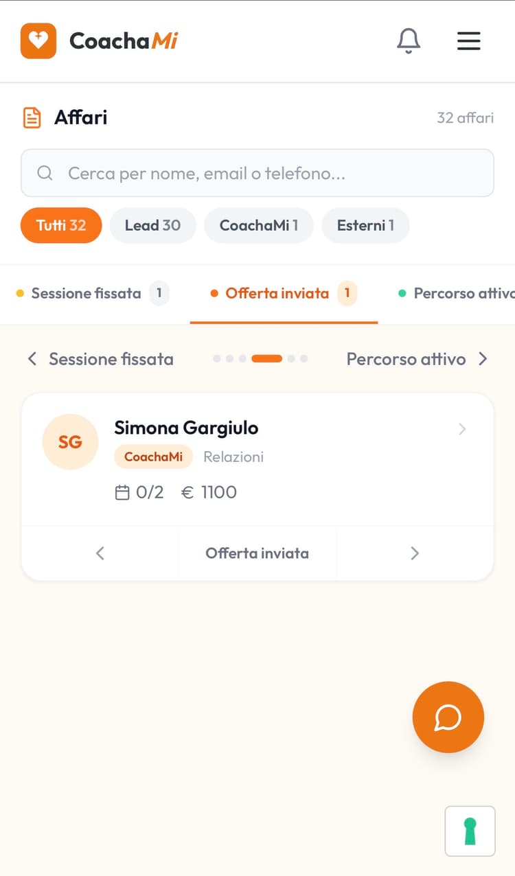 Gestione offerte inviate